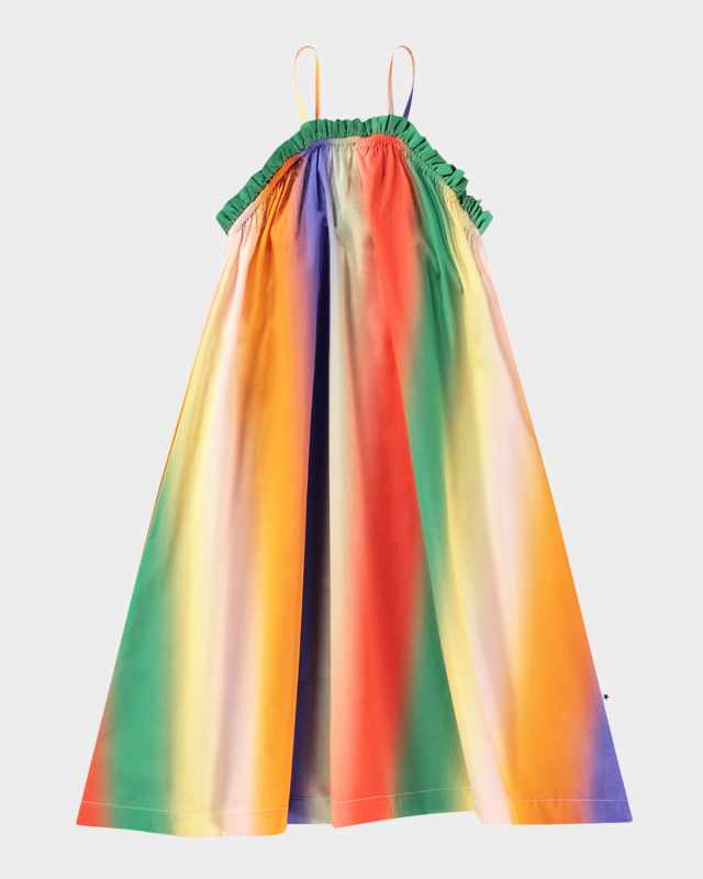 Girl's Connie Striped Dress, Size 7-12